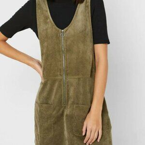 Obey Worldwide | Womens Green Zipper Dress | Large